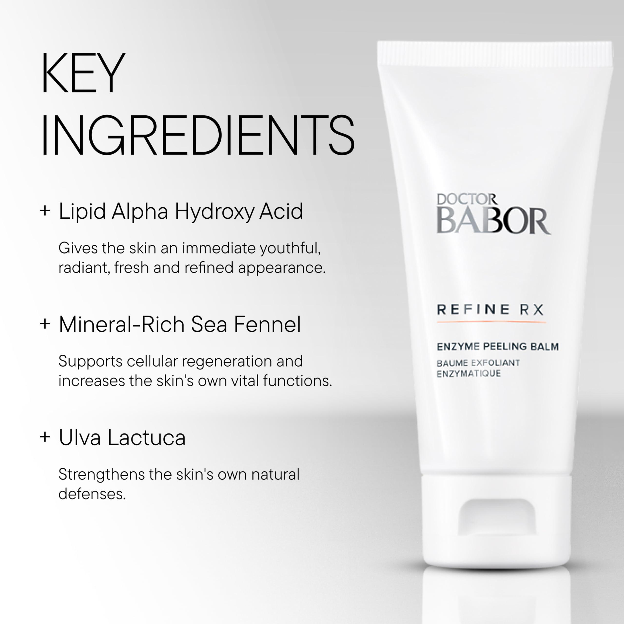 Babor DOCTOR BABOR Refine RX Enzyme Peeling Balm with LAHAs to Promote Skin Renewal, Minimizes Pores and Even Skin Tone