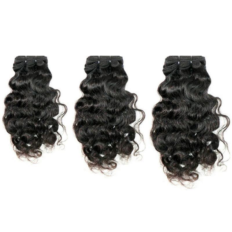 Imera Hair Extensions Imera Hair Extensions- Curly Indian Hair Bundle Deal, Raw South Indian Temple Hair, Net Wt.100 Grams / 3.5 Oz (12" 14" 16")