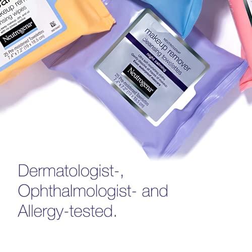 Neutrogena Neutrogena Makeup Remover Cleansing Towelettes Night Calming, 25 Count, 3pk