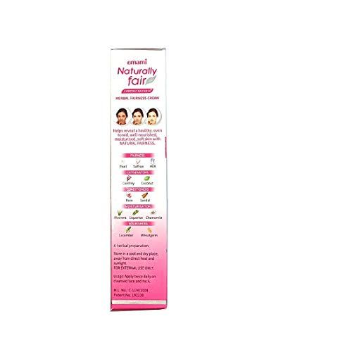 VALID VALID Emami Naturally Fair EVERYDAY RADIANCE Herbal Fairness Cream 50ml (Pack of Two)