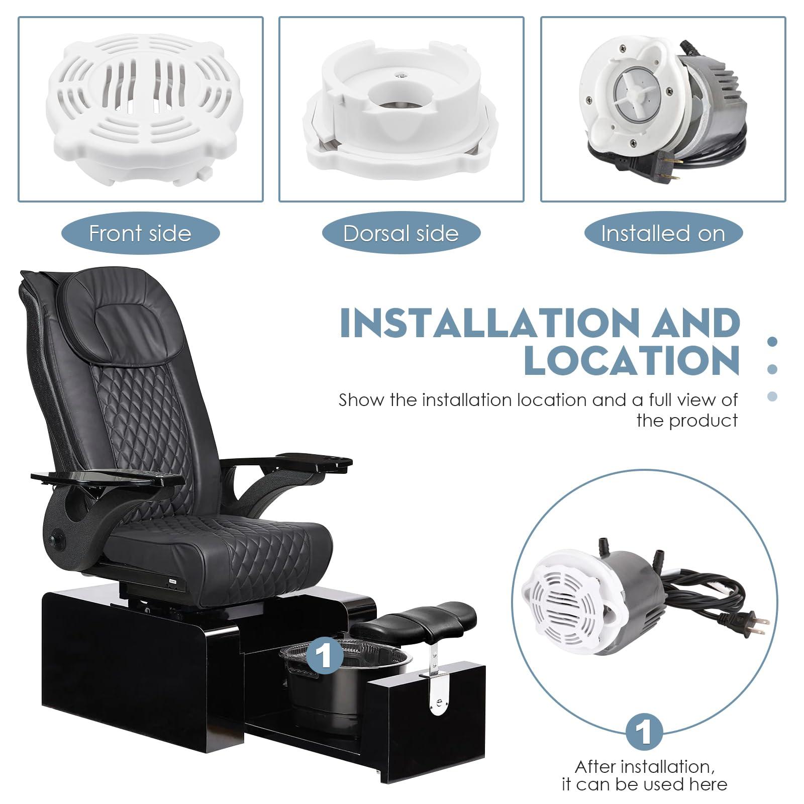 SuperDi SuperDi Pedicure SPA Chair Geni Pipeless Motor Jet Cover Replacement for GENIJET