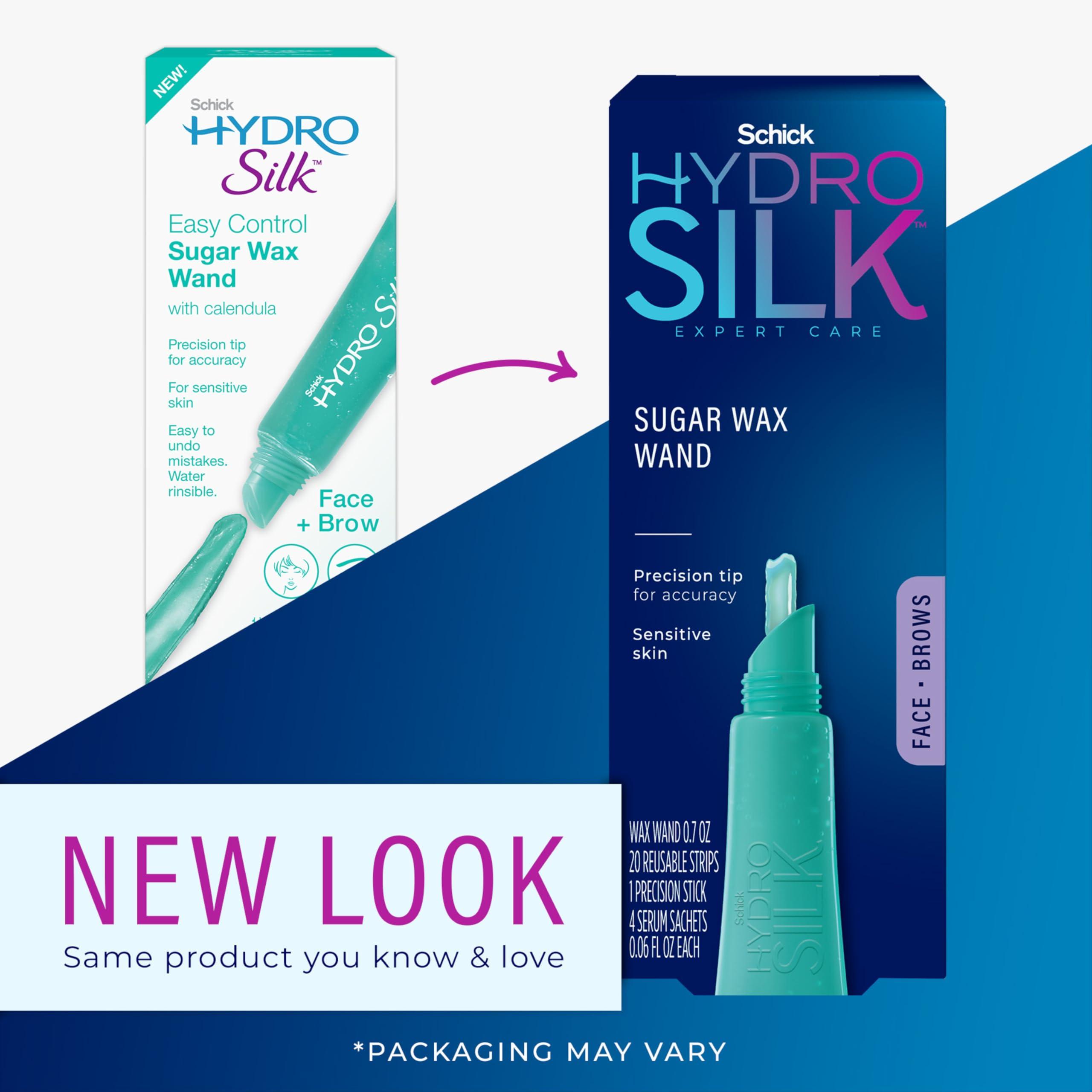 Schick Hydro Silk Schick Hydro Silk Sugar Wax Wand | Soft Wax, Eyebrow Wax Pen, Face Wax, Lip Wax, Face Hair Removal Depilatory Wax