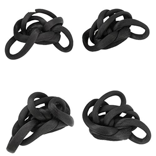 Oligage Oligage Synthetic Chinese Traditional Hanfu Wig Hair Bun Retro Black Chignon Fake Ancient Chinese Hair Bun Princess Cosplay Wig (Color : 23)