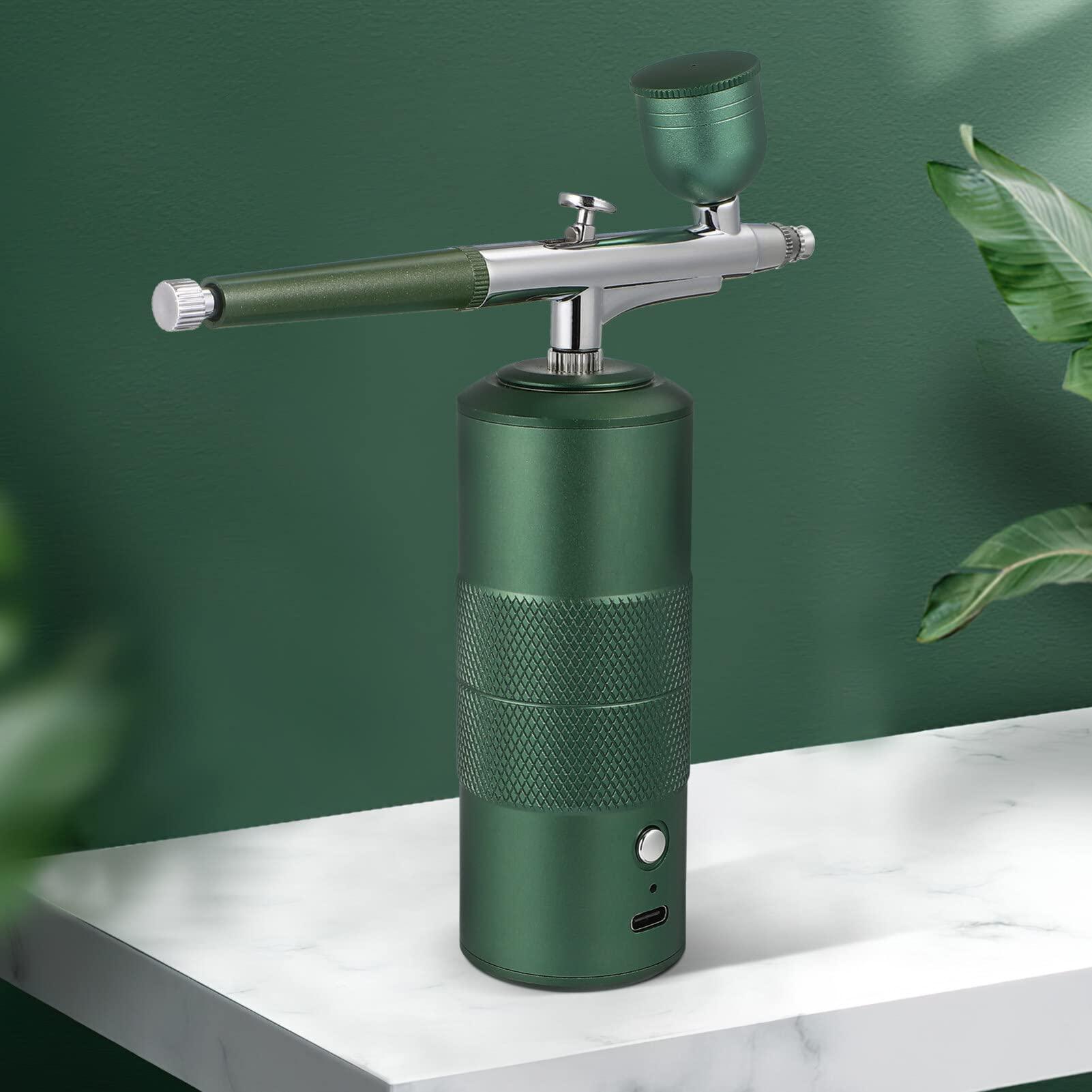 EXCEART EXCEART Charging Airbrush Kit Mini Airbrush Machine Compressor Spray for Makeup Nail Art