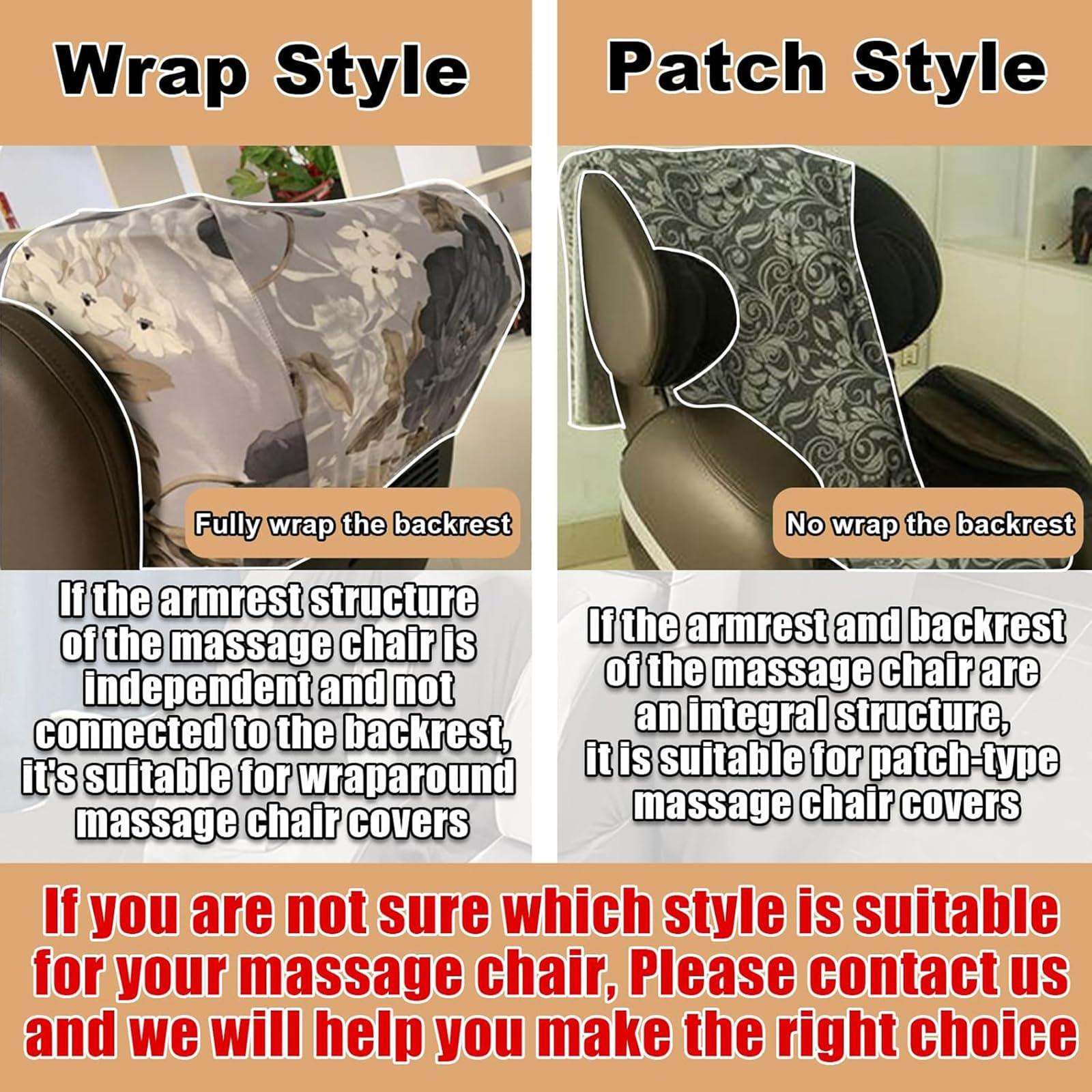 Gycdwjh Gycdwjh Universal Shiatsu Massage Chair Cover, Full Body Zero Gravity Chair Covers Washable Stretch Fabric Recliner Wing Dust Protector Armchair Sofa Cover,Color 4,Package 1
