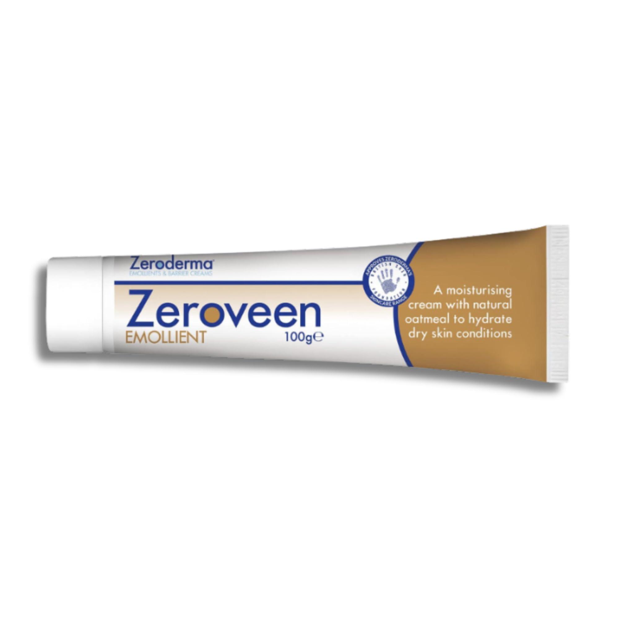 Zeroderma Zeroderma Zeroveen Emollient 100g - 2In1 Moisturising Cram and Wash with Natural Oatmeal