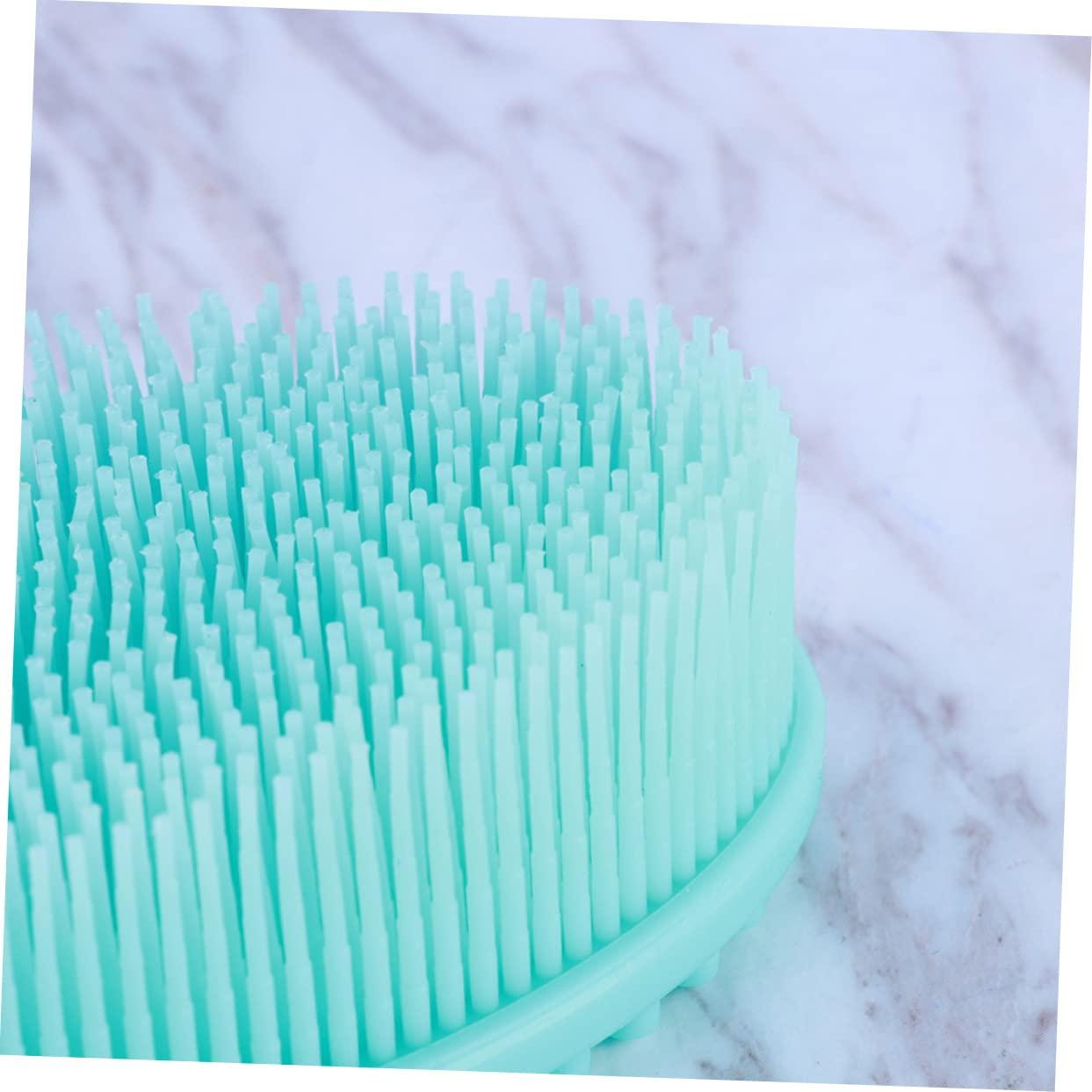 Housoutil Housoutil Bath Exfoliating Silicone Brush Silicone Back Brush Body Exfoliator Brush Massage Back Skin Scrub Brush Silicone Body Scrub Scrubber Silicone Body Tactile Brush Clean