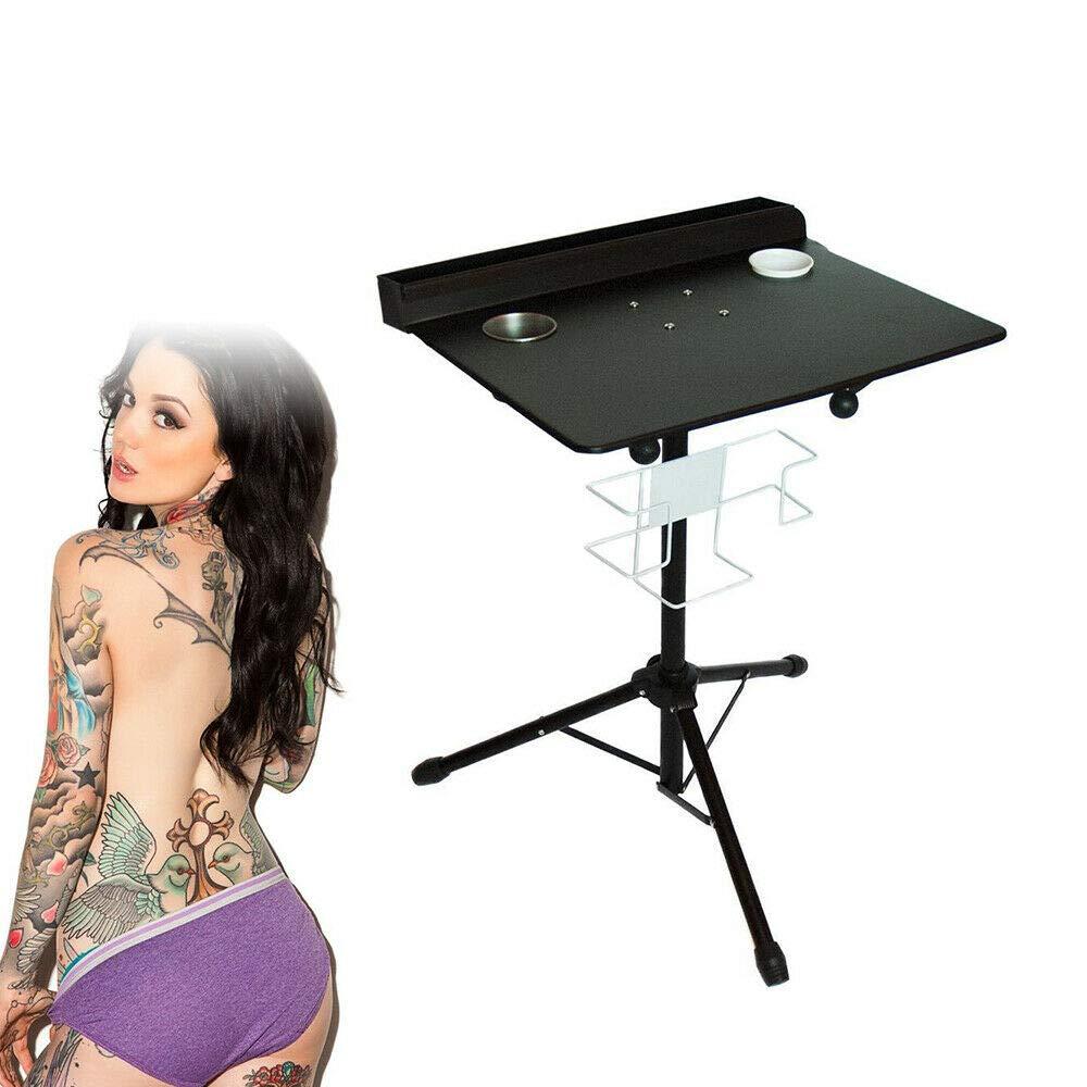 Gdrasuya10 Portable Workbench Travel Desk Tray Tattoo Stand for Tattoo Equipment Tattoo Work Station