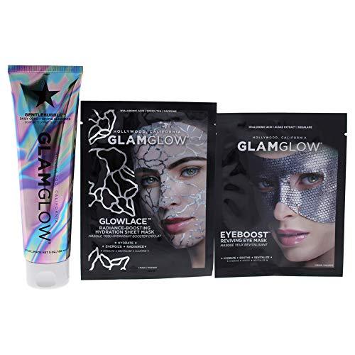 Glamglow Glamglow Easy Glowing Cleanser Plus Sheet Mask Set 3 Pc Women, 3count