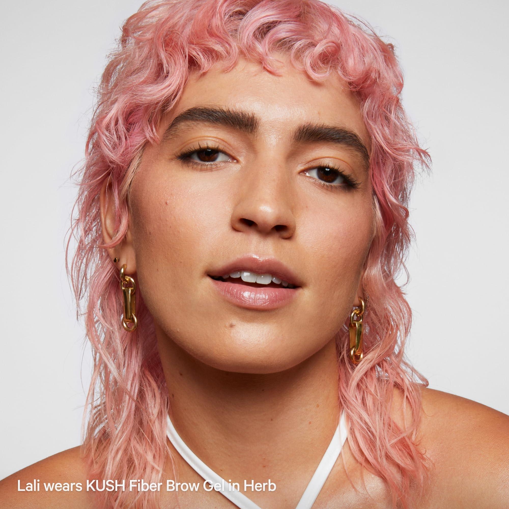 Milk Makeup Milk Makeup KUSH Fiber Brow Gel, Herb (Medium Brown) - Thickening Brow Gel - Soft, Flexible Hold - Vegan, Cruelty Free