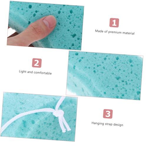 Hemoton Hemoton 5pcs Bath Sponge Decontamination Sponge Car Bath Scrub Shower Sink Sponge Holder Clean Sponge Face Erasers Facial Cleansing Sponge Large Sponge Body Kit Algae Sponge