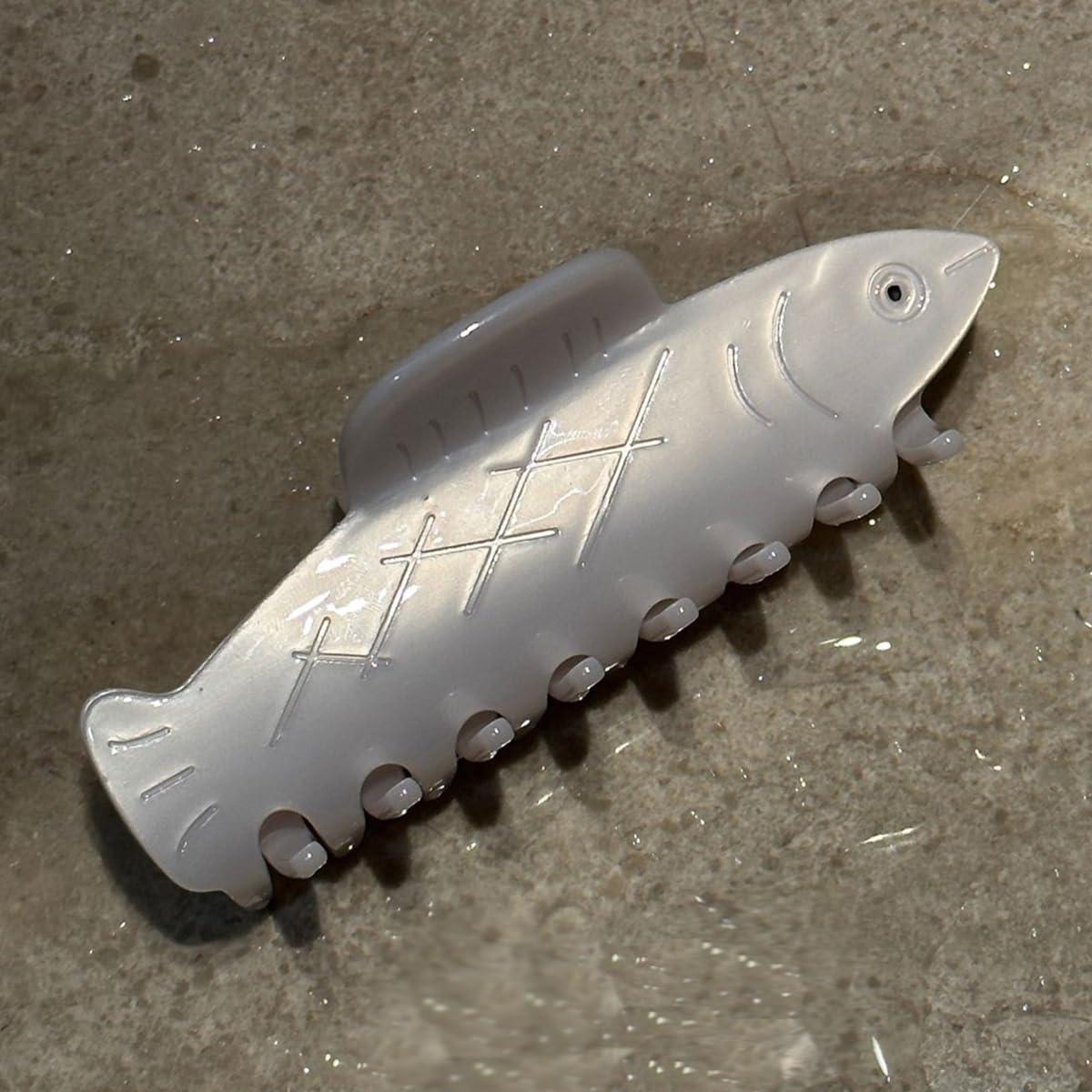 OMG Decor Herring Fish Hair Clip,Acetate Hair Claw,Small Hair Clips for Women