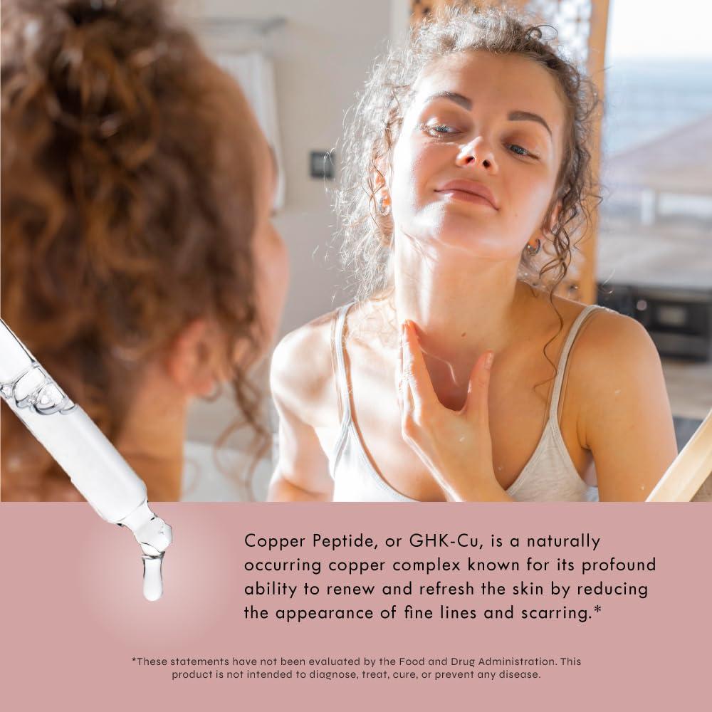 Neurogan GHK-Cu (Copper Peptide) Neck & Face Serum 1,200mcg (1 oz bottle)