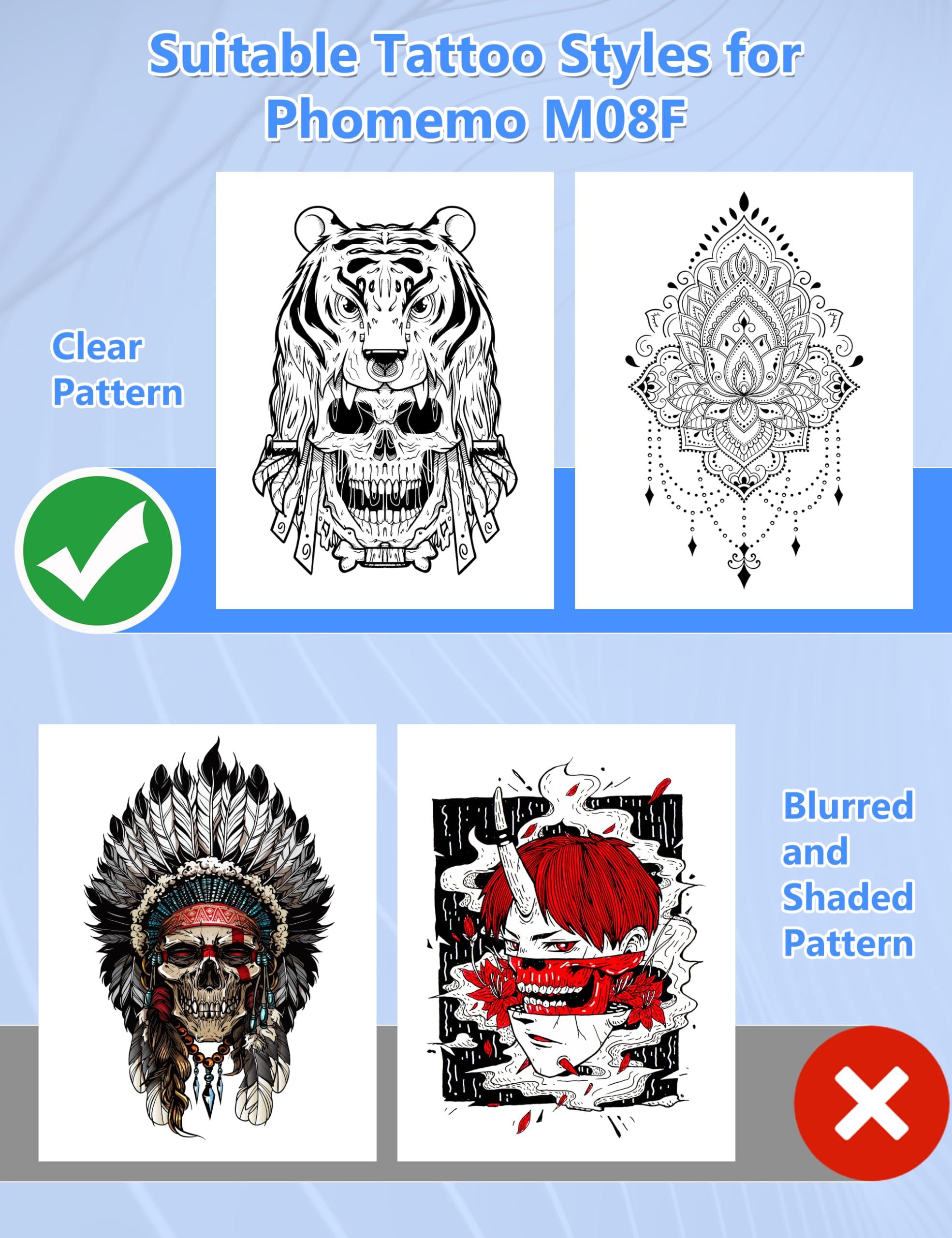 Phomemo Phomemo M08F Wireless Tattoo Stencil Printer with White Case