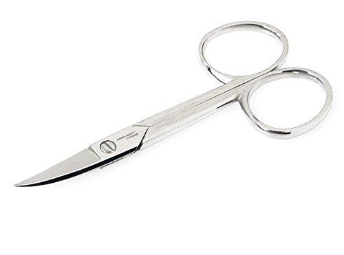 Malteser Malteser Curved Pointed Nail Scissors in Matt finish. Made in Solingen, Germany