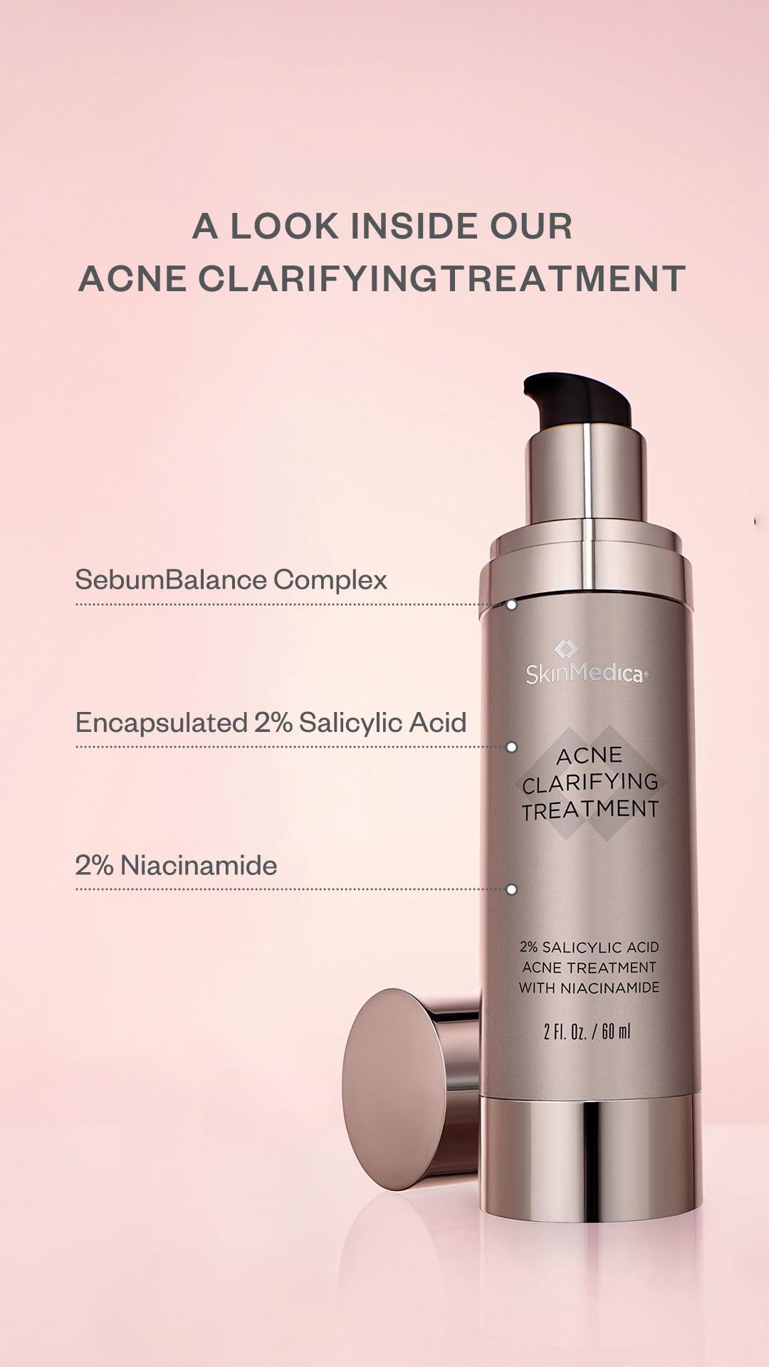 SkinMedica SkinMedica Acne Clarifying Treatment - Our Newest Acne Treatment to Reduce Post- Acne Marks and Reinforce the Skin Barrier, 2 Fl Oz