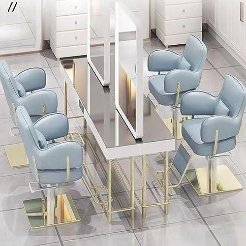 IBOWZ IBOWZ Barber Chair, Salon Chair for Hair Stylist 360 Degrees Rolling Swivel Barber Salon Styling Adjustable Hydraulic Beauty Shampoo Hairdressing Chair for Men and Women Hair Stylists,Black