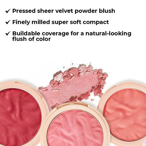 Revolution Beauty London Revolution, Blusher Reloaded, Pressed Powder Face Blusher, Highly Pigmented & Long-Lasting Formula, Rhubarb & Custard, 0.26 oz