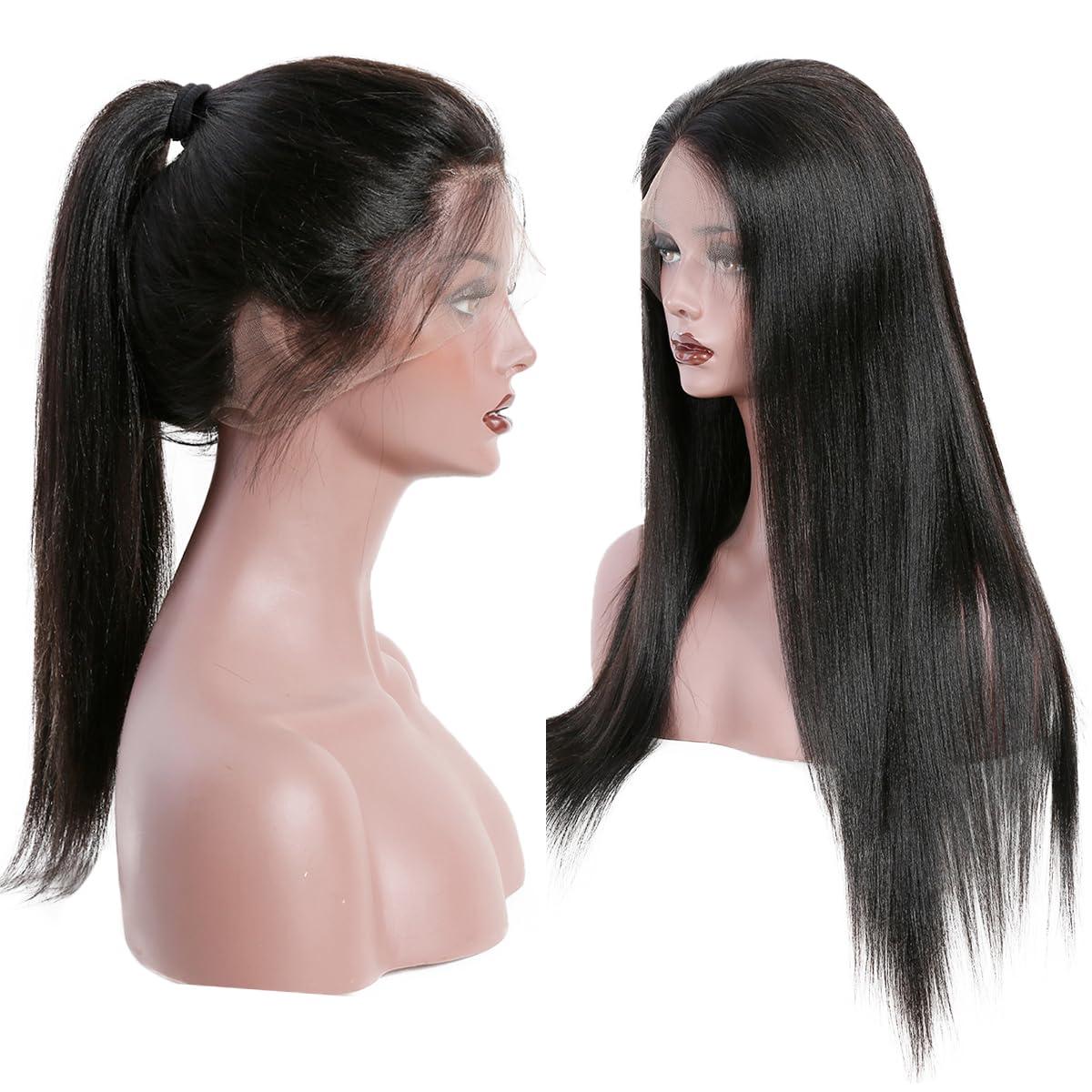 Odir Odir Deep Wave Hair Bundles with 13x4 Frontal Brazilian Human Hair Deep Curly Hair 3 Bundles with Lace Frontal 14 16 18+12 Inch 9A Unprocessed Virgin Hair Natural Color