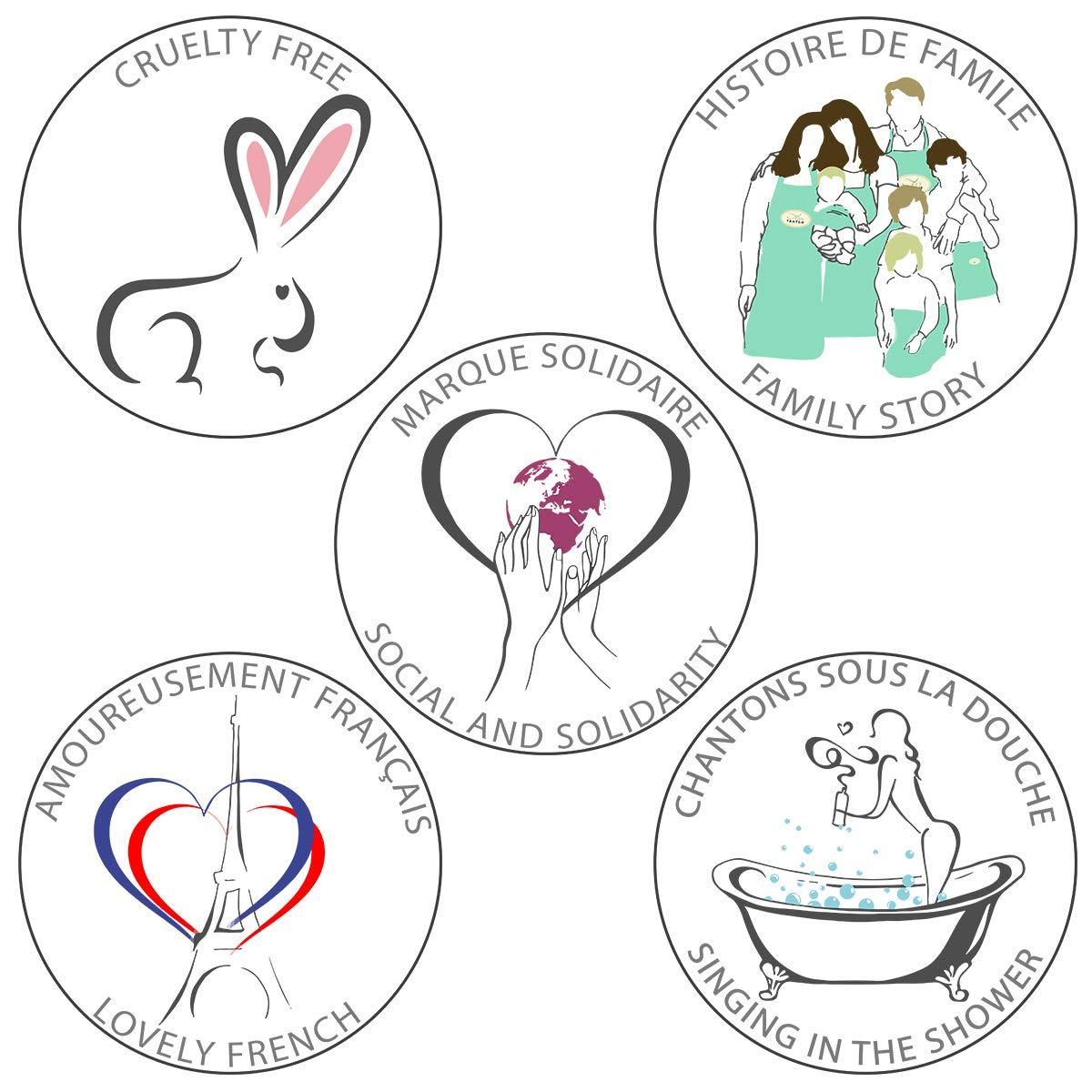 Un Air d'Antan Un Air d\'Antan French Soaps for Women, Mothers Day Gifts, Gift for Mom, Bar Soap for Women, Soap Gift Set, Natural Soap, French Soap, Rose Soap