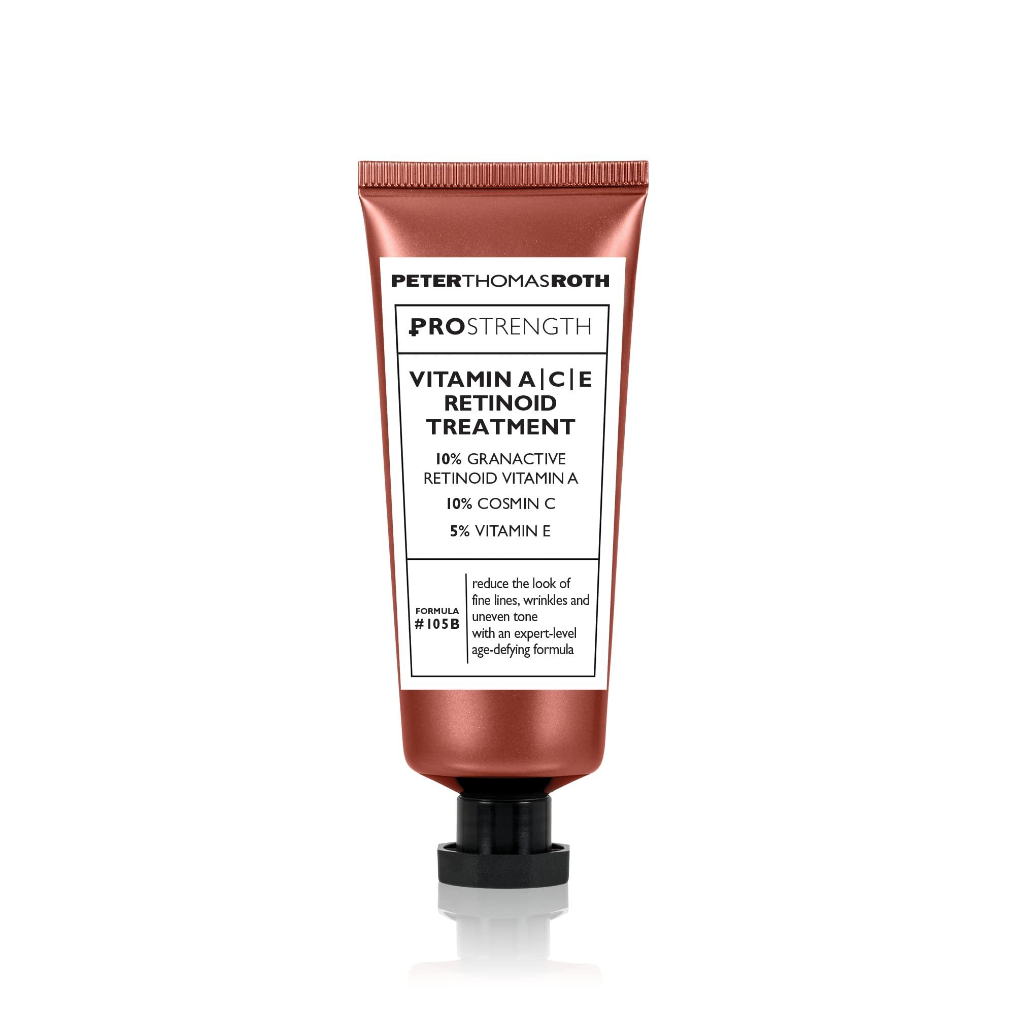 Peter Thomas Roth Peter Thomas Roth | PRO Strength Vitamin A|C|E Retinoid Treatment, For Fine lines, Wrinkles and Uneven Tone, Anti-Aging and Brightening Cream with Vitamins A, C and E