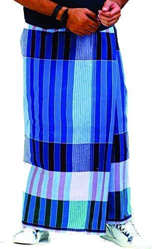 PG COUTURE PG COUTURE Stitched LUNGI // Closed LUNGI Cotton lungies for Men (Multi-Coloured Pack of 4)|| Assorted Checks_2 Meter