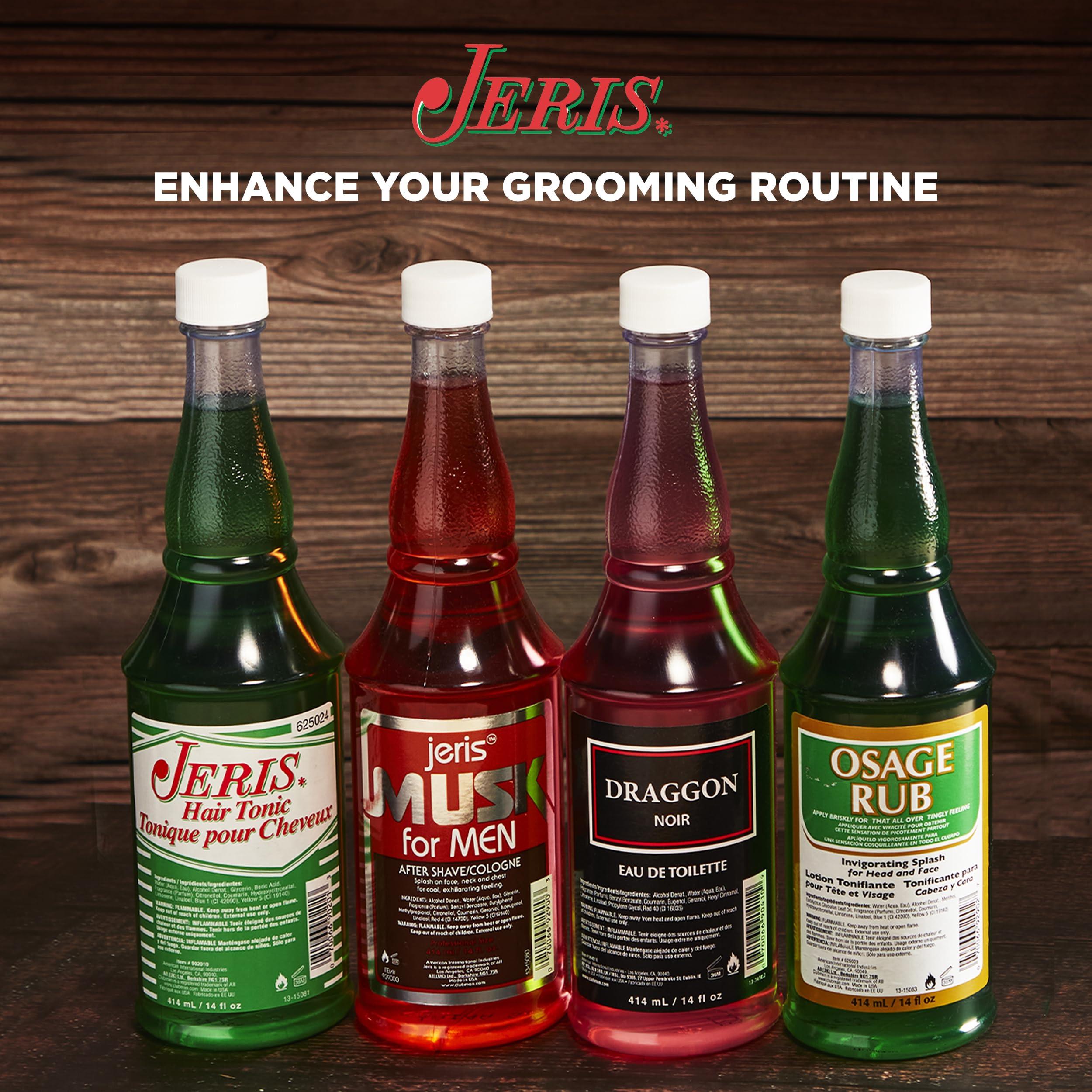 Clubman Jeris Hair Tonic Professional Size, Men\'s Revitalizing Classic Grooming Treatment, 14 fl oz, 1-pack