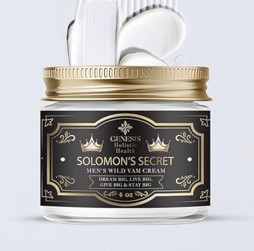 Genesis Holistic Health Genesis Solomon\'s Secret Men\'s Wild Yam Cream - Dream Big, Live Big, Give Big. Natural & Organic designed to boost your game. 4oz; Made in the USA