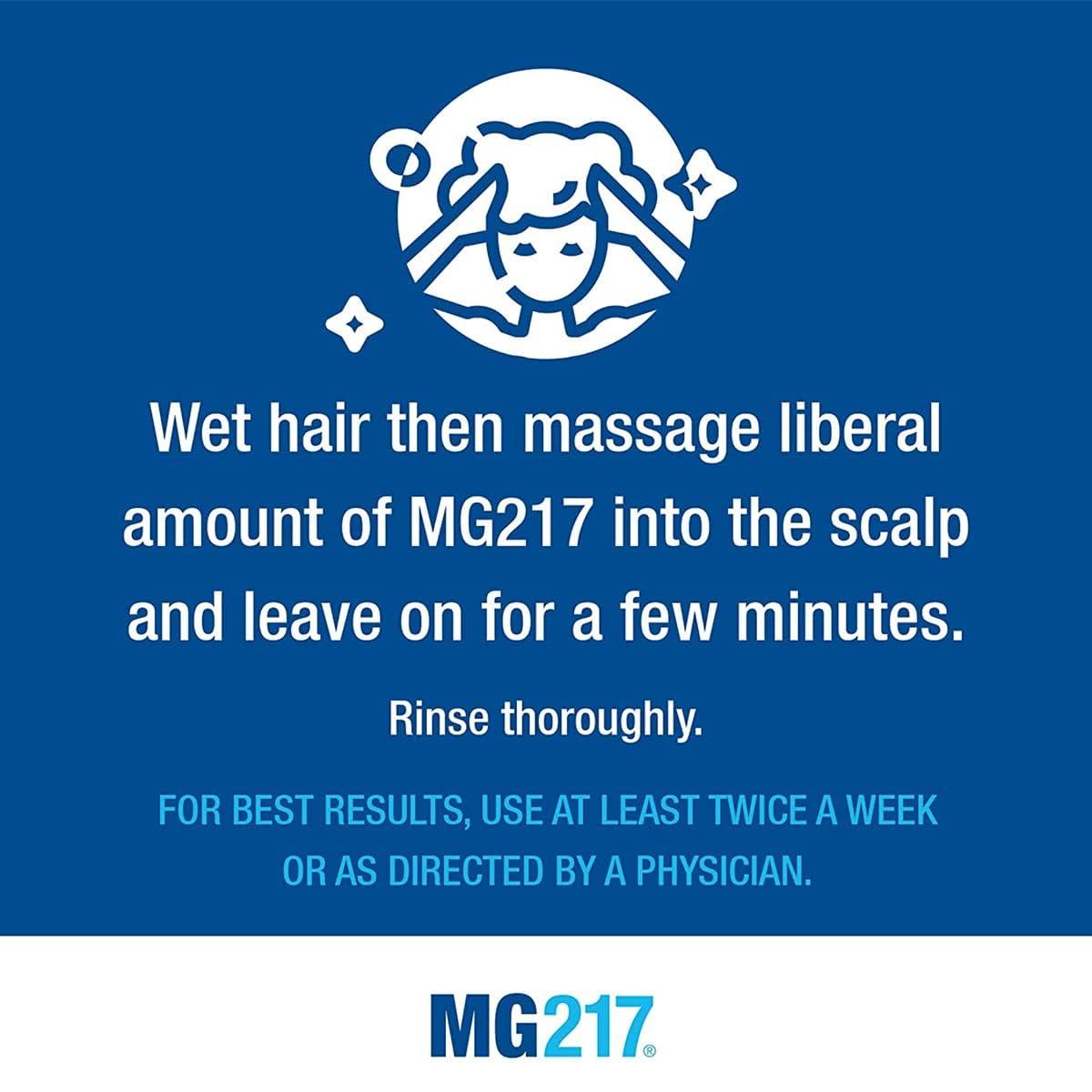 MG217 MG217 Dandruff Shampoo & Conditioner, 3percent Salicylic Acid Shampoo & Conditioner, 8 oz Tube, Clear