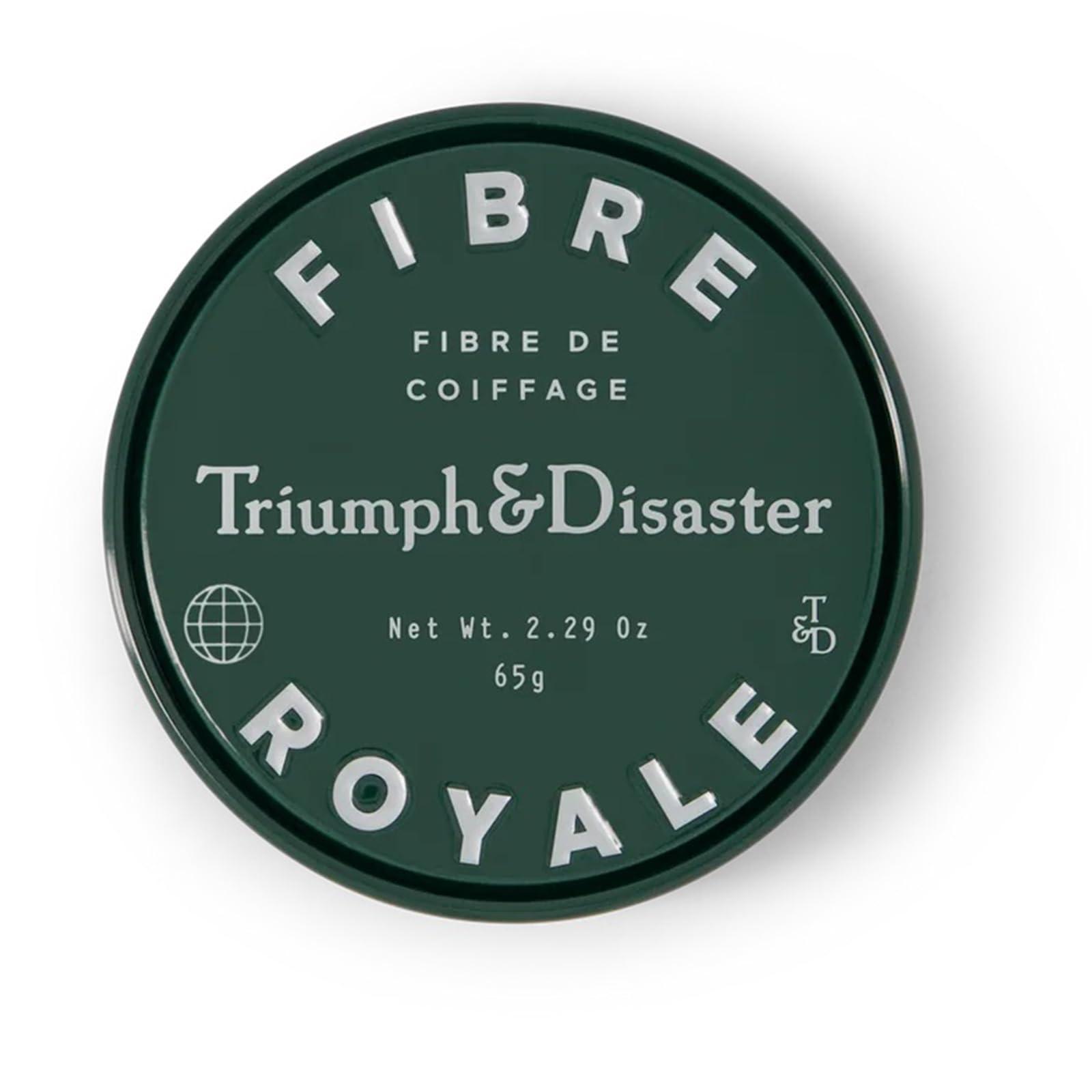 TRIUMPH & DISASTER TRIUMPH & DISASTER | Fibre Royale Hair Styling Wax | Strong Hold Pomade for Thick Hair - Natural Finish for Men & Women, 65g