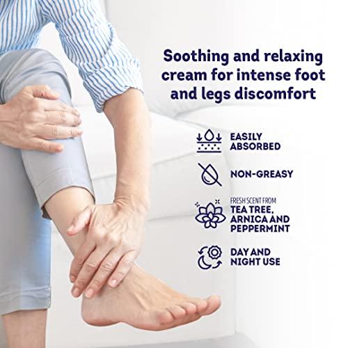 SMITH'S AMISH SMITH'S AMISH Foot Cream (4 oz.) Deep Soothing Herbal Cream for Intense Foot and Leg Discomfort including Burning, Cramping and Restlessness Sensations