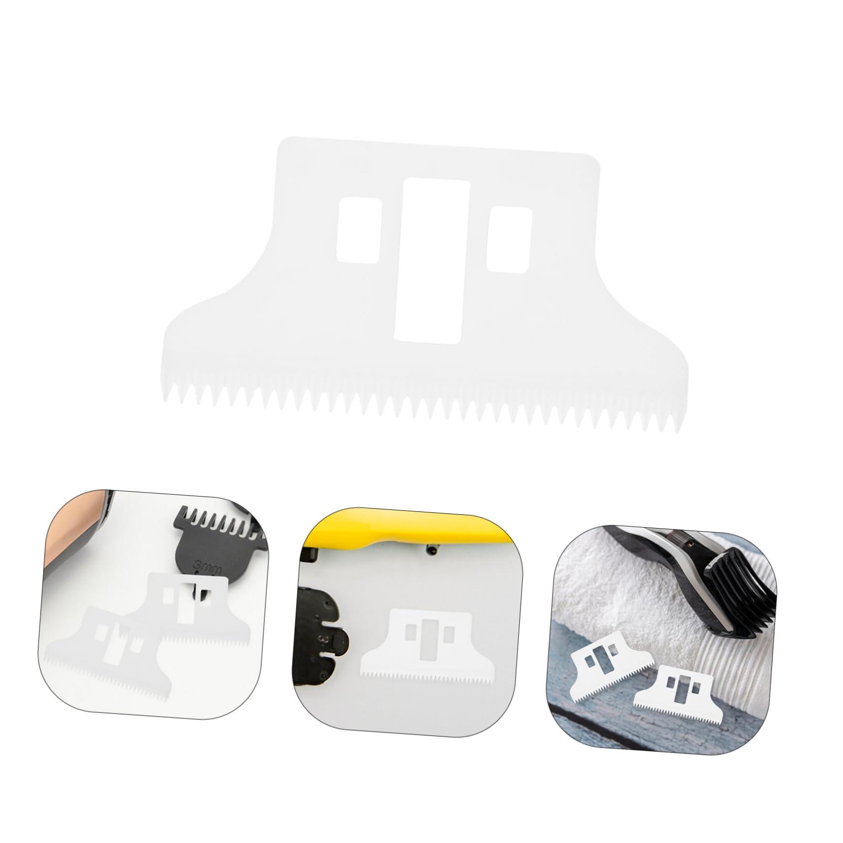 FOMIYES FOMIYES 2pcs Hair Clipper Replacement Parts White Ceramic Blades Clipper Replacement Blades Ceramics Clipper Blades