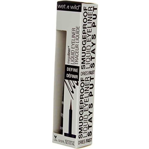 wet n wild Wet & Wild Eyeliner Mega Liquid-Dark Brown (Pack of 4)