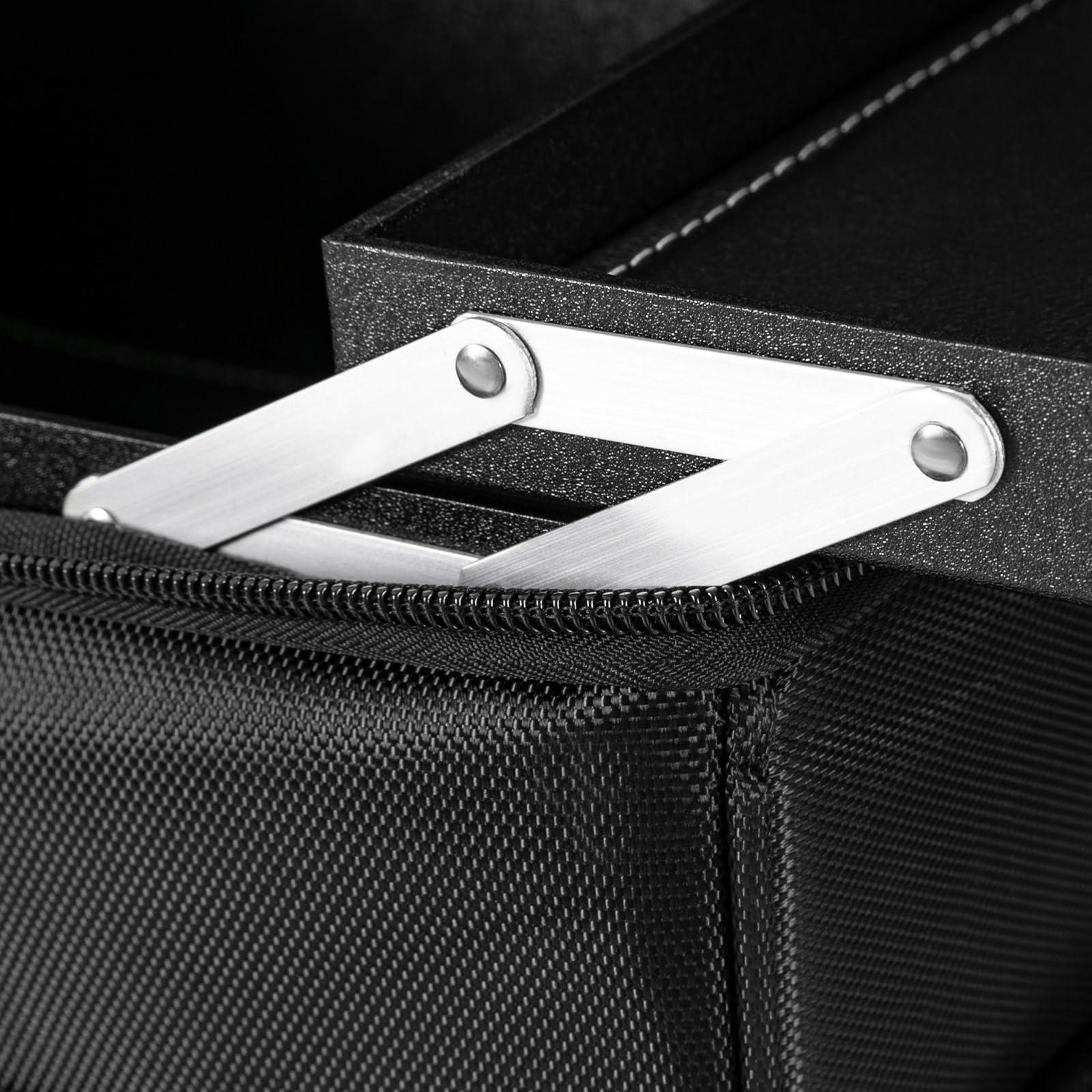 Lemoeyes Lemoeyes Rolling Makeup Train Case, Professional Soft Sided Makeup Case with Detachable Pouch and Wheels, Trolley Cosmetology Cosmetic Makeup Case for Hairdressing Makeup Tools