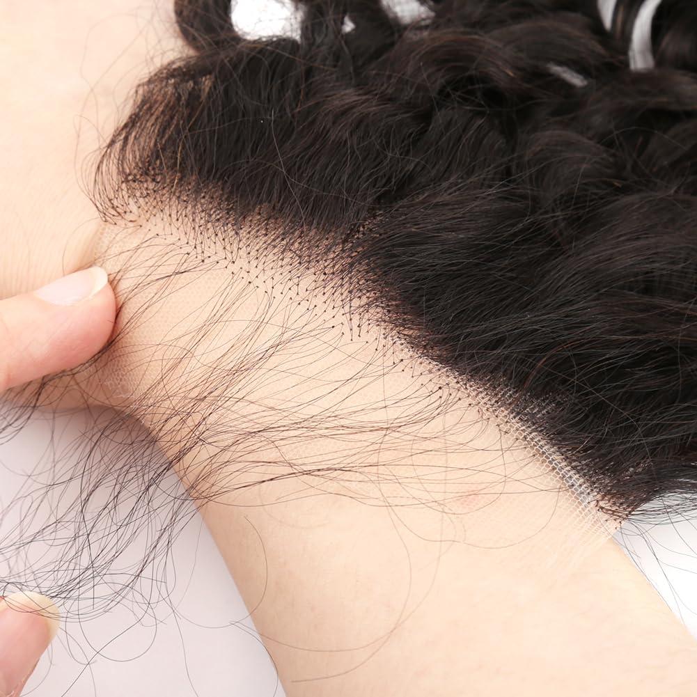 Bella Hair Bella Hair 4x4 Real HD Lace Closure, Deep Wave Full Cuticle Aligned Remy Virgin Human Hair, Pre Plucked Natural Hairline Free Part Lace Closure (12 inch)