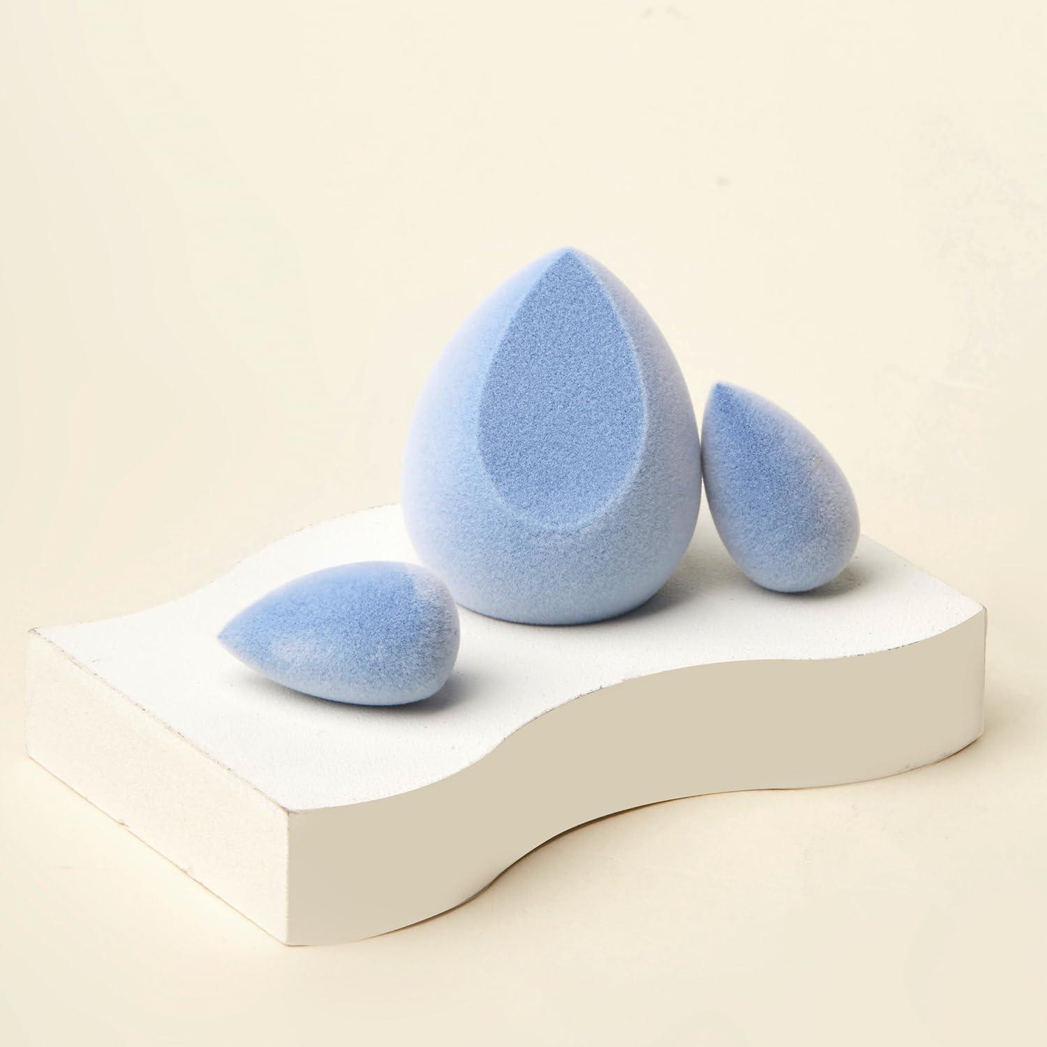 JUNO & Co. JUNO & Co. Microfiber Sponge, Latex-Free, Dual Layer Technology, Flawless Makeup Blender for Foundations, Powders and Creams (Velvet Love Bundle)