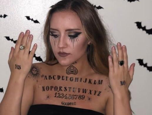 InkWear Ouija Board Halloween Temporary Tattoos - Looks real