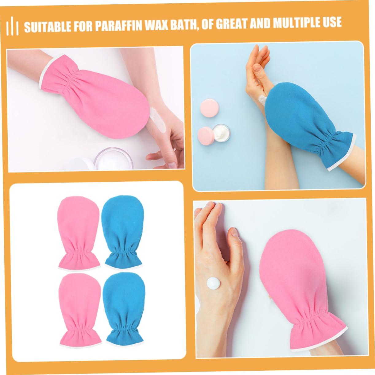 PLAFOPE PLAFOPE Cosmetic Moisturizing Gloves Paraffin Wax Mittens for Hand Skin Care Breathable Spa Gloves