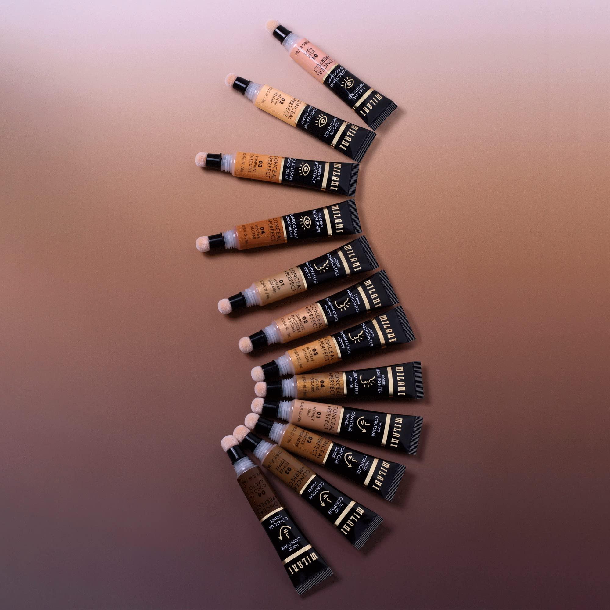 Milani Milani Conceal + Perfect Undereye Brightener for Treating Dark Circles, Face Lift Collection - Rose