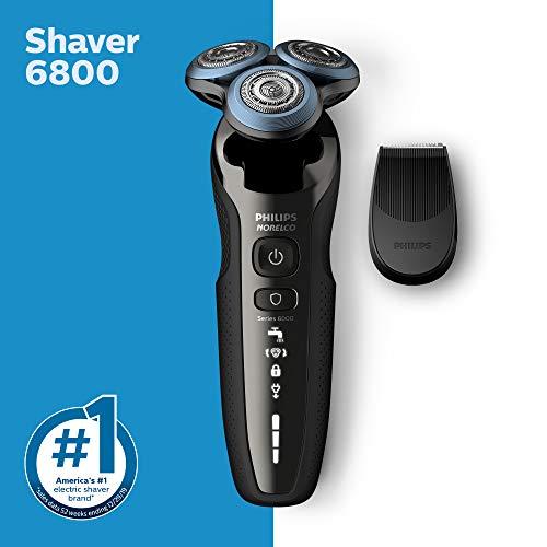 PHILIPS Philips Norelco 6880/81 Shaver 6800, Rechargeable Wet/Dry Electric Shaver, with Trimmer Attachment