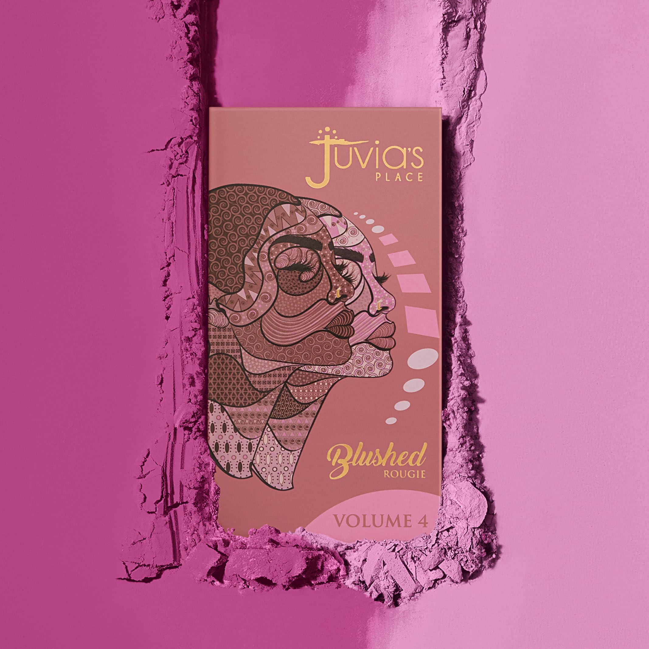 Juvia's Place Juvia\'s Place Blushed Duo Blush Volume4 - Two Tone Pigmented Buildable Pressed Mineral Powder - Rosy Natural Cheeks Matte Fresh Finish for All Skin Color