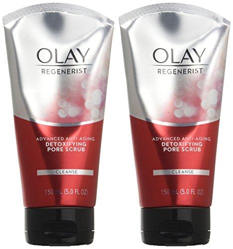 Olay Olay Regenerist Detoxifying Pore Scrub 5 Ounce Tube (150ml) (2 Pack)