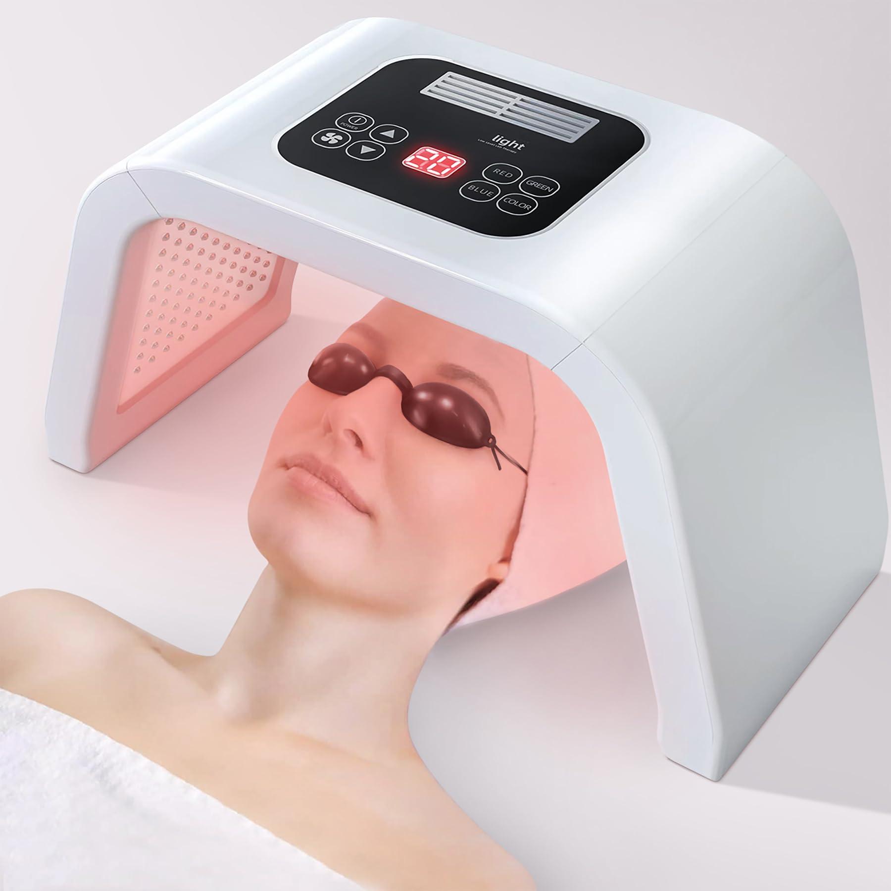 Fxtiaa Fxtiaa LED-Face-Light-Therapy, 7 in 1 Color LED Face Mask Facial Body Beauty Equipment