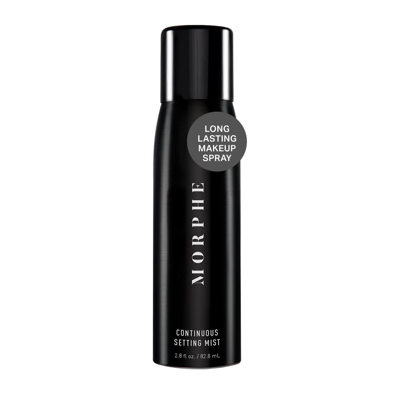 MORPHE Morphe Continuous Setting Spray - Micro-Fine Setting Spray for Makeup with a Natural Finish - Helps Makeup Resist Caking or Fading & Increases Wear of Foundation (2.8 fl oz)