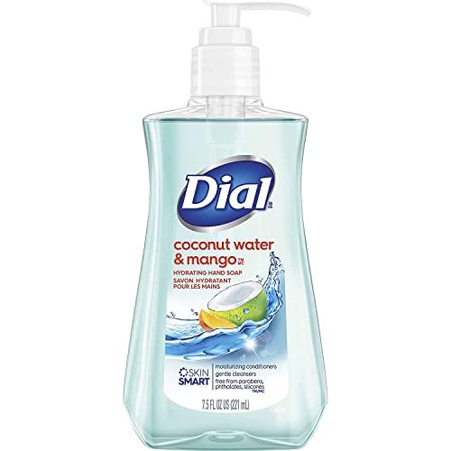 Dial Dial Liquid Hand Soap Coconut Water and Mango 7.5 Oz (Pack of 6)