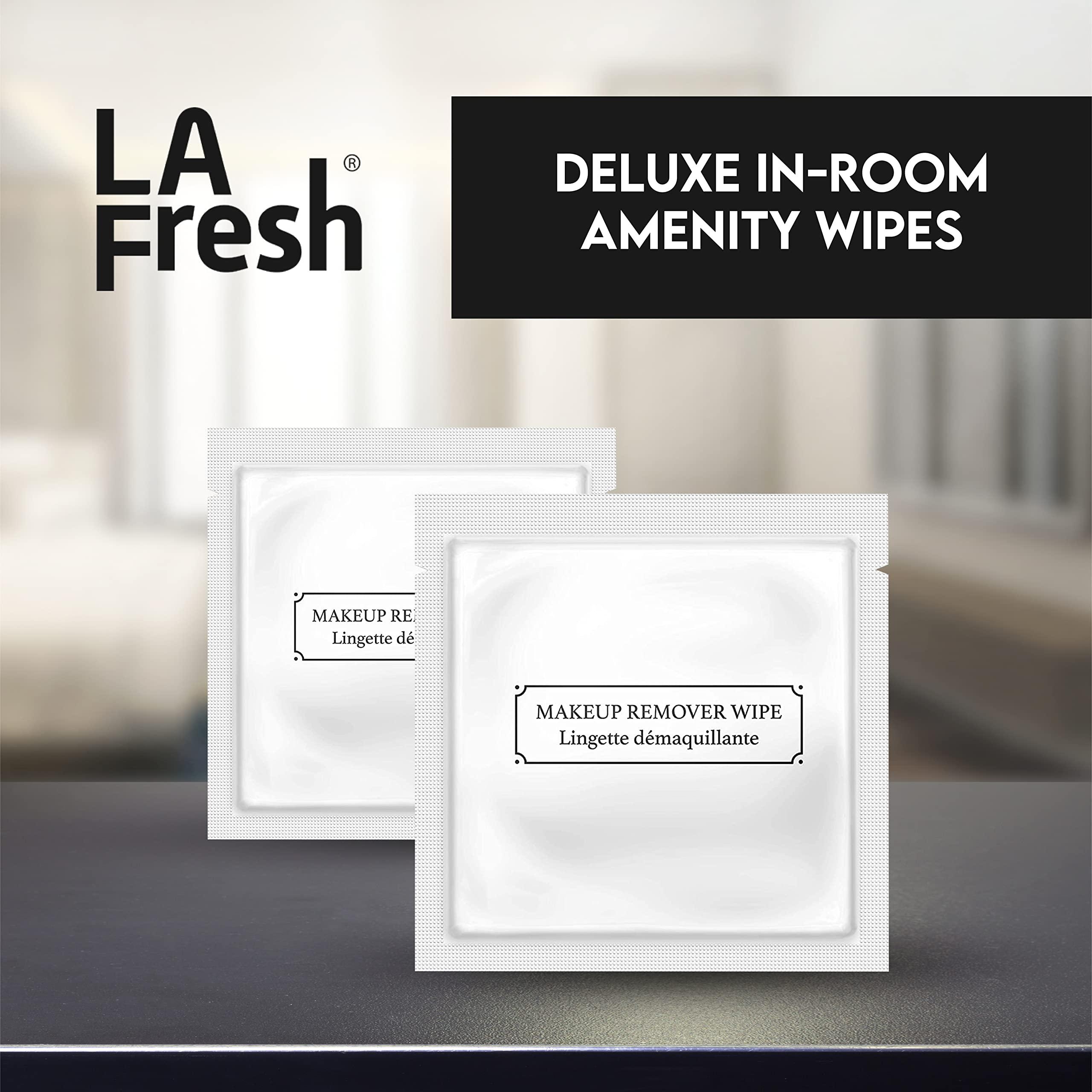 La Fresh La Fresh Hotel Premium Paraben-Free Makeup Remover Wipes - White, With Light Flora Scent 8x6" Wet Wipes - 500 Wipes, Skin Care Travel Essentials
