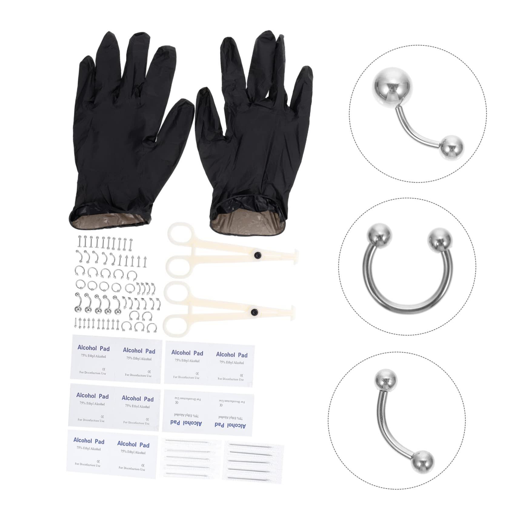 STROWBERRY STROWBERRY Elastic Hair Rubber Band Cotton Strechable Hair Ties For Women and Girls (Black, Pack of 100 Pcs)