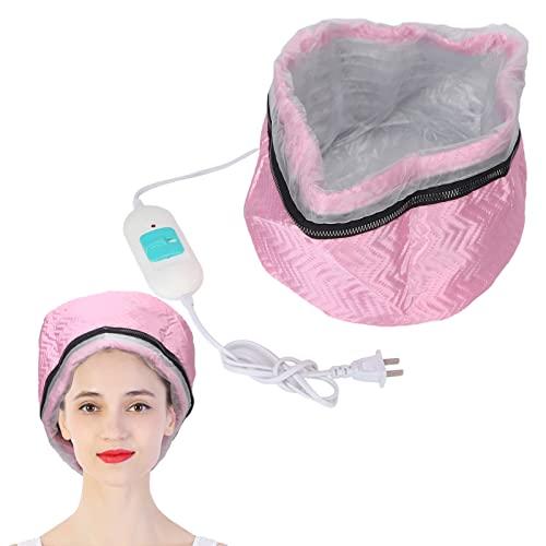 LIZEALUCKY Hair Thermal Treatment Cap, Electric Heating Cap Temperature Adjustable Deep Conditioning Heat Cap Hair Heat Treatment Cap Nursing Cap Hair Heat Treatment Cap for Hair Care,US Plug