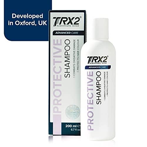 TRX2 TRX2 Protective Shampoo - Repairs & Protects - Biotin, Rice Protein, Panthenol - Paraben Free [6.7 oz]