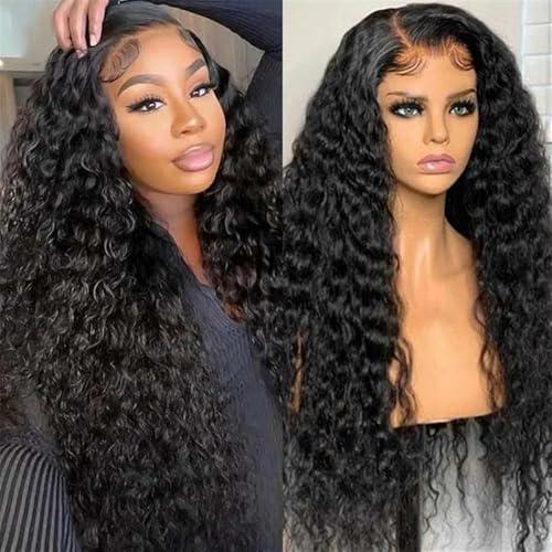 JHXIN JHXIN 11A 13x4 Lace Front Wig 180% Jerry Curly 100% Human Hair(30 inch)